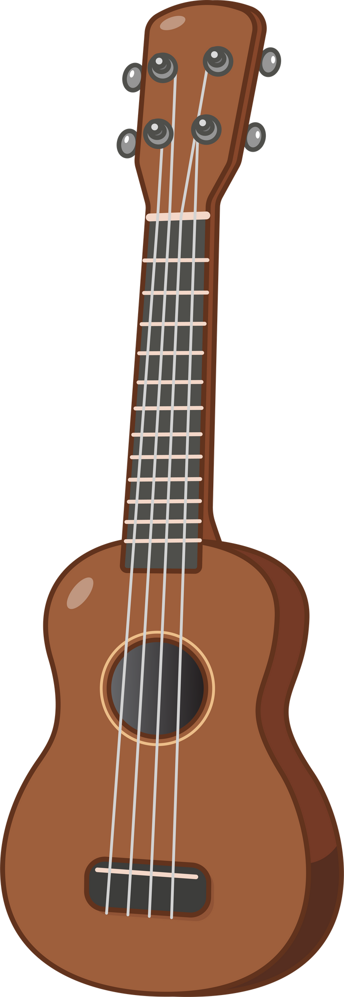 Ukulele Guitar Cartoon